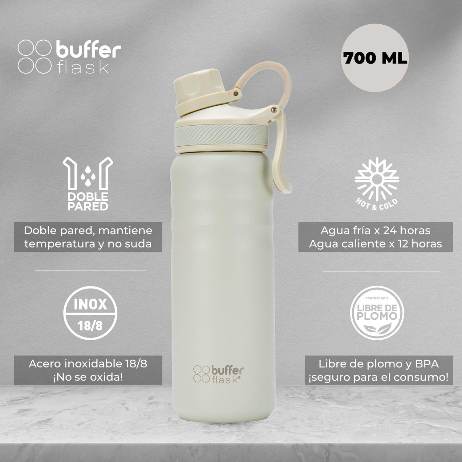Termo Botella Agua Termica Acero Inoxidable Buffer img #3
