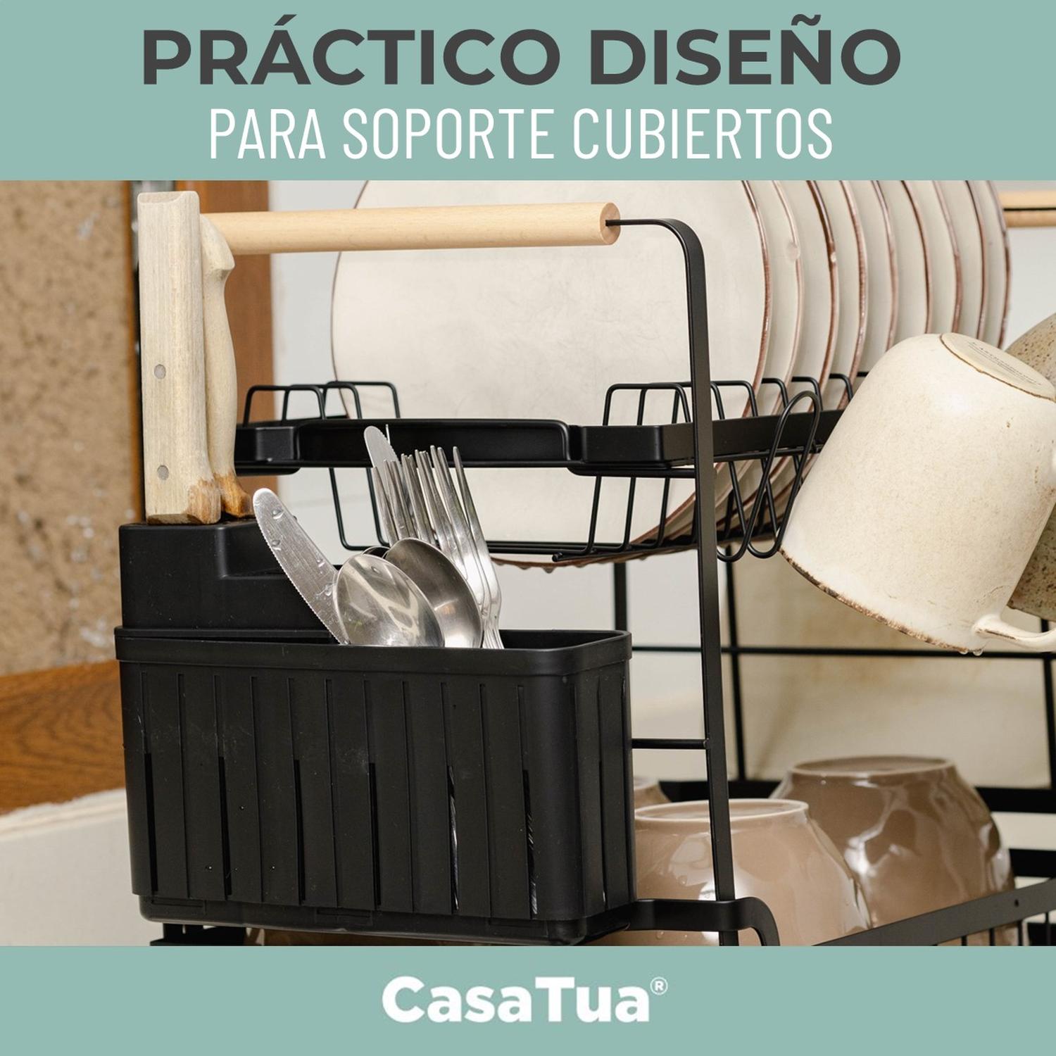 Secaplatos Escurridor Loza 2 Niveles Inoxidable Casatua img #6