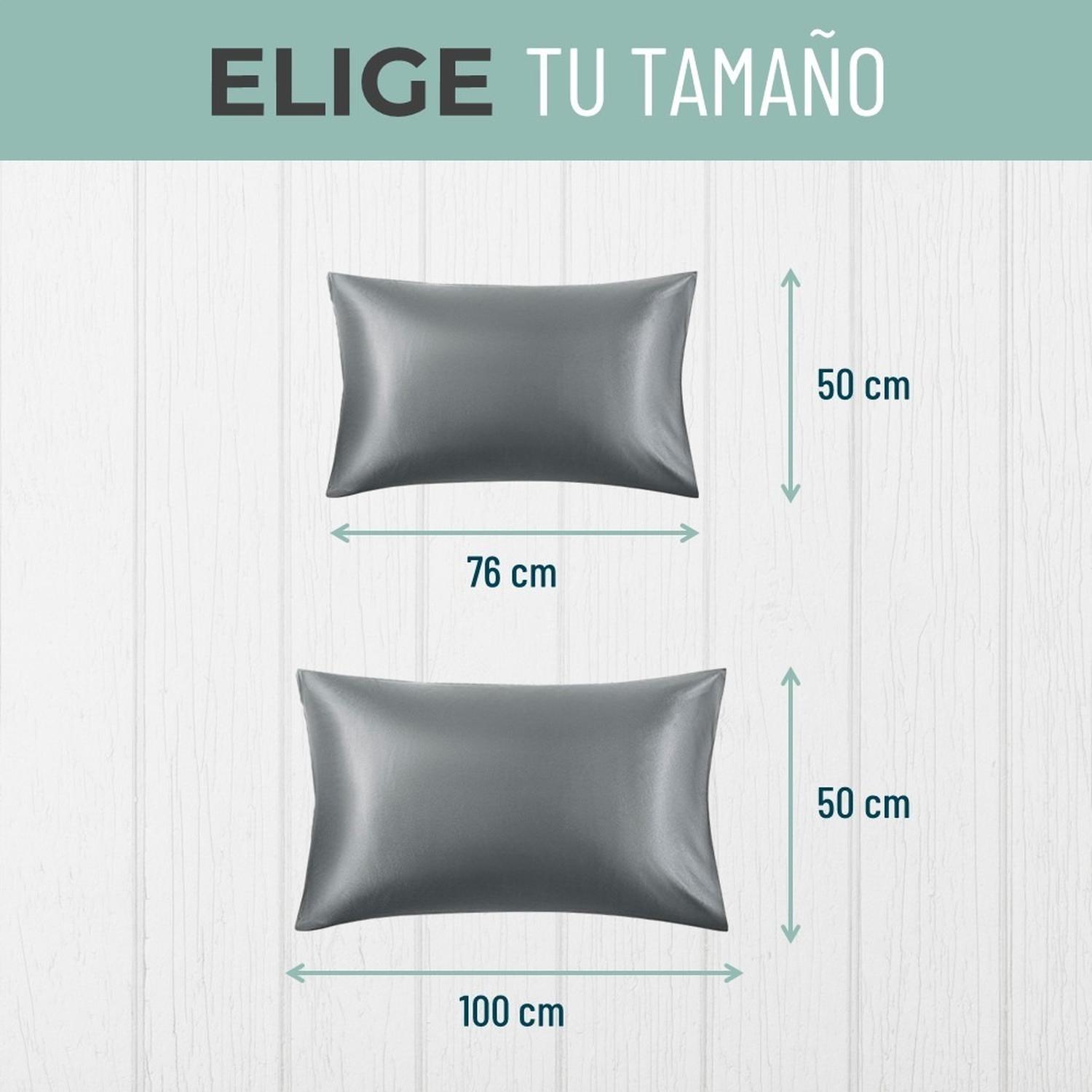 Funda Almohada Satin Saten Tipo Seda Set X2 Unids img #5