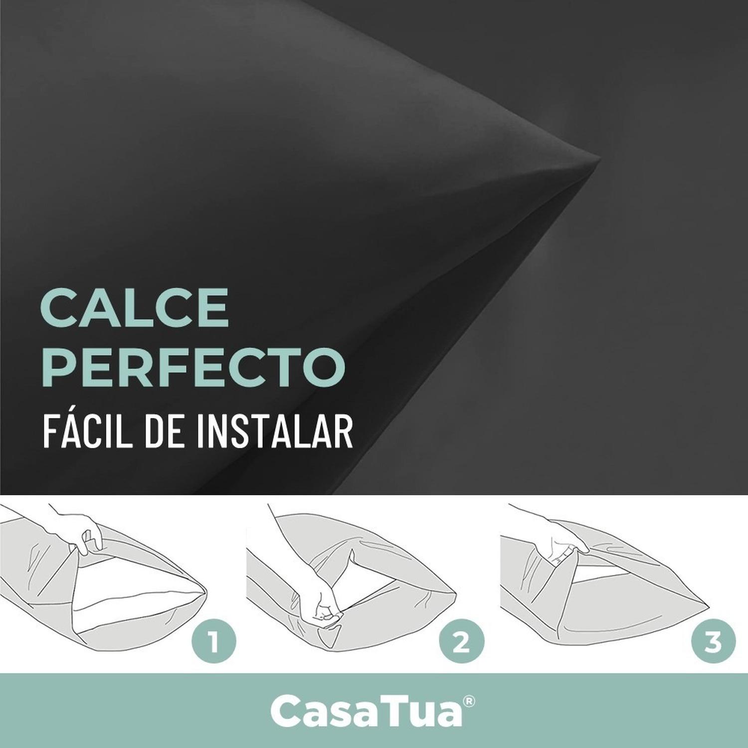 Funda Almohada Satin Saten Tipo Seda Set X2 Unids img #3