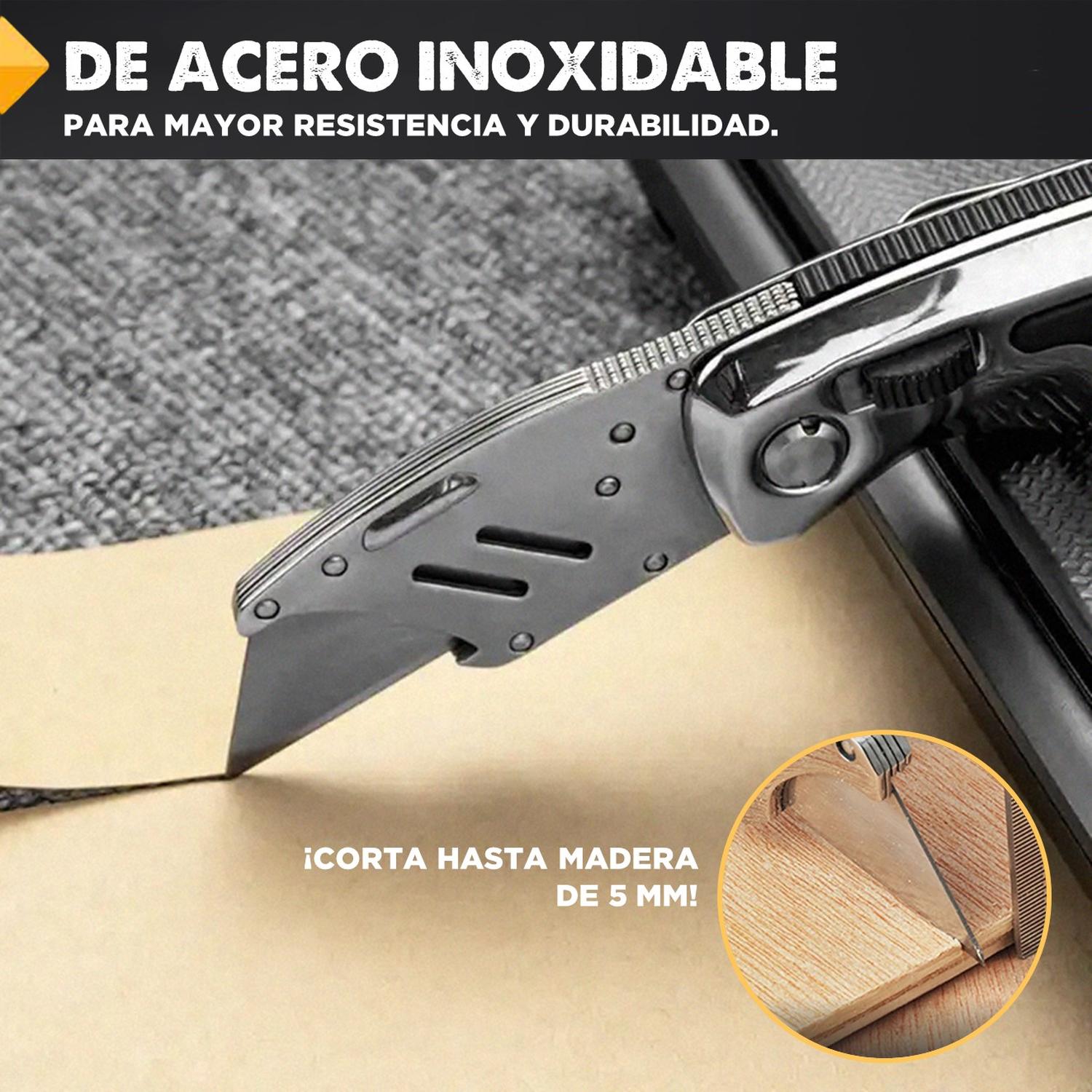 Bisturi Tipo Navaja Plegable Estuche + Cuchillas Repuesto img #2