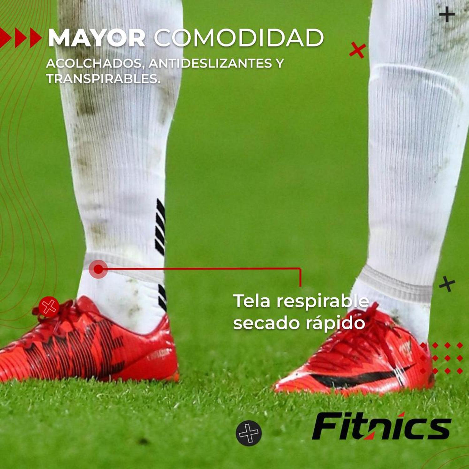 Medias Futbol Antideslizante Set 2 + Pantorrillera Gemelera img #2