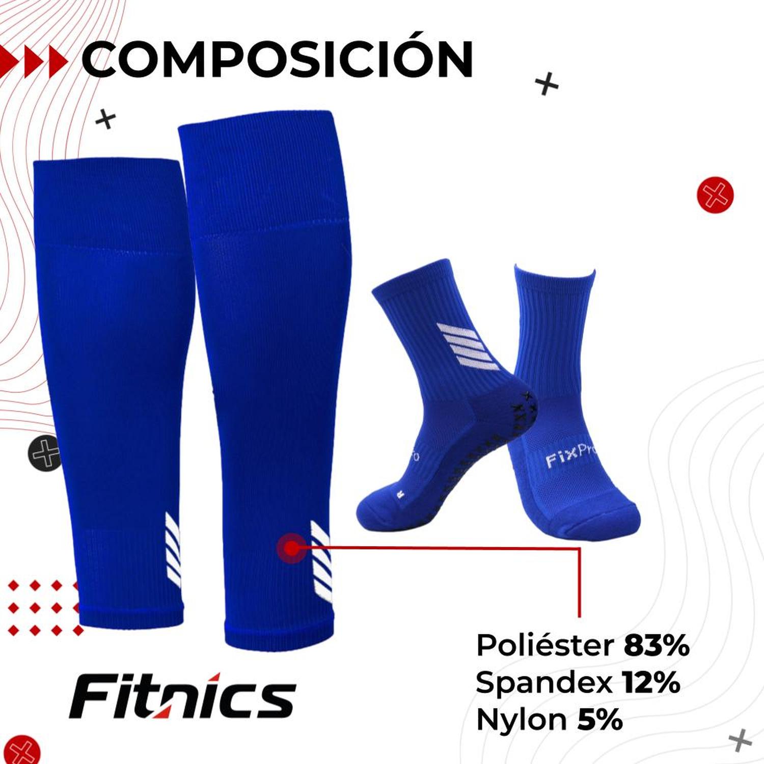 Medias Futbol Antideslizante Set 2 + Pantorrillera Gemelera img #10