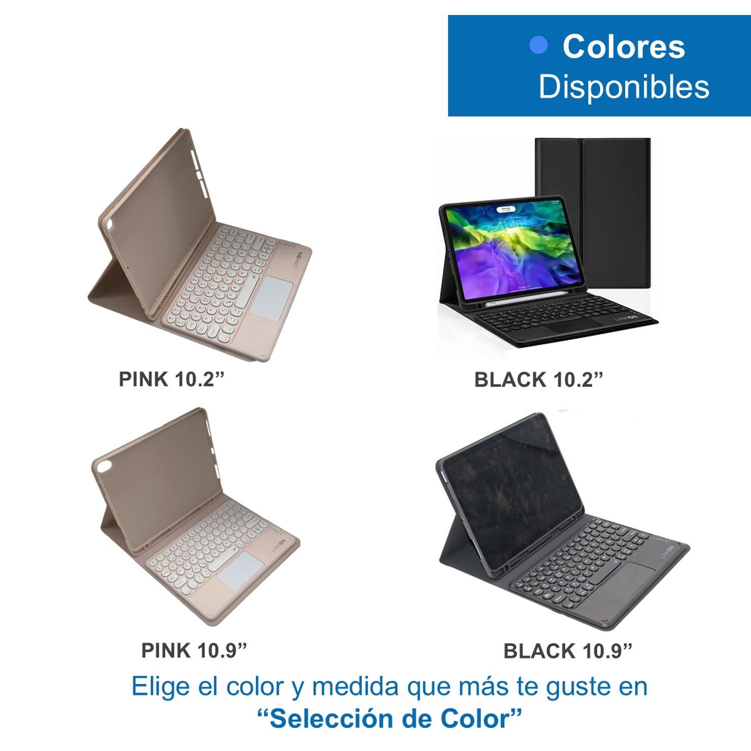 Funda Forro iPad Smart Case Teclado +TrackPad (Mouse) Linkon img #9