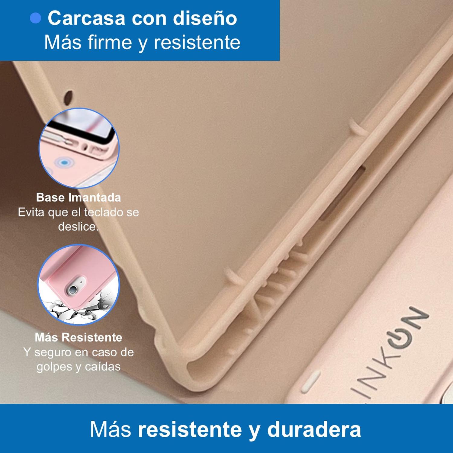 Funda Forro iPad Smart Case Teclado +TrackPad (Mouse) Linkon img #5