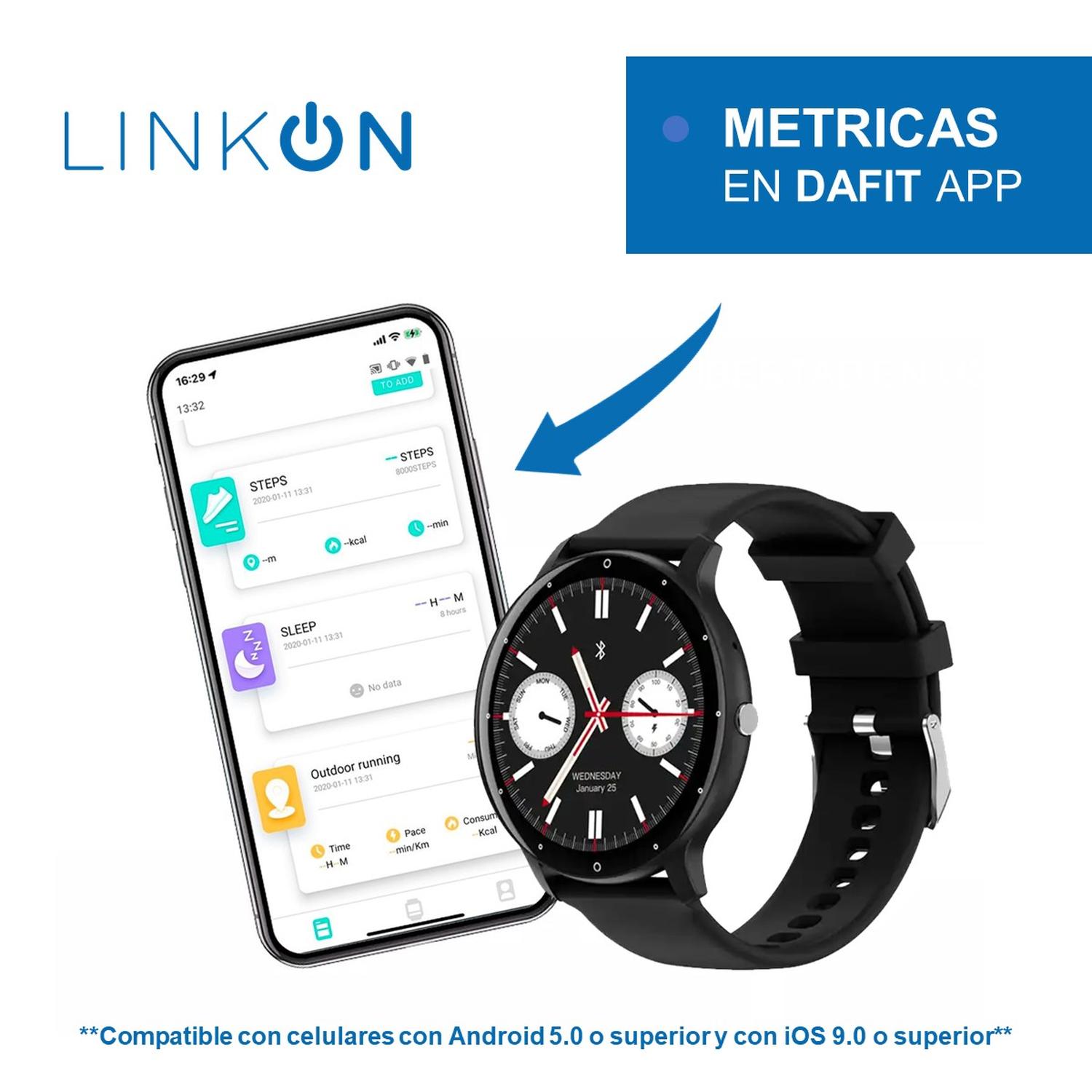 Reloj Inteligente Tactil Smartwatch Linkon Android Ios img #8