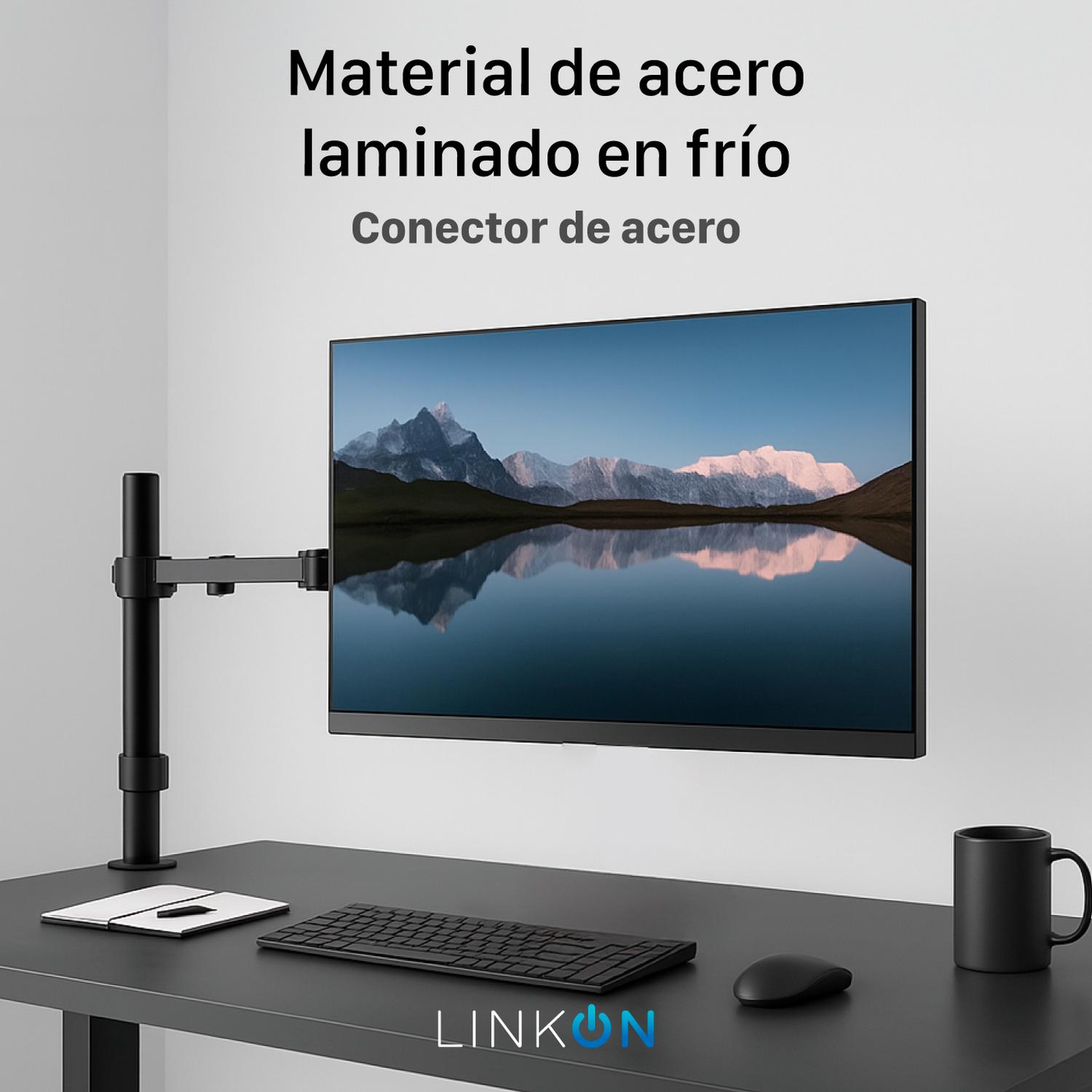 Soporte Brazo Para Monitor Vertical De Escritorio Linkon img #6