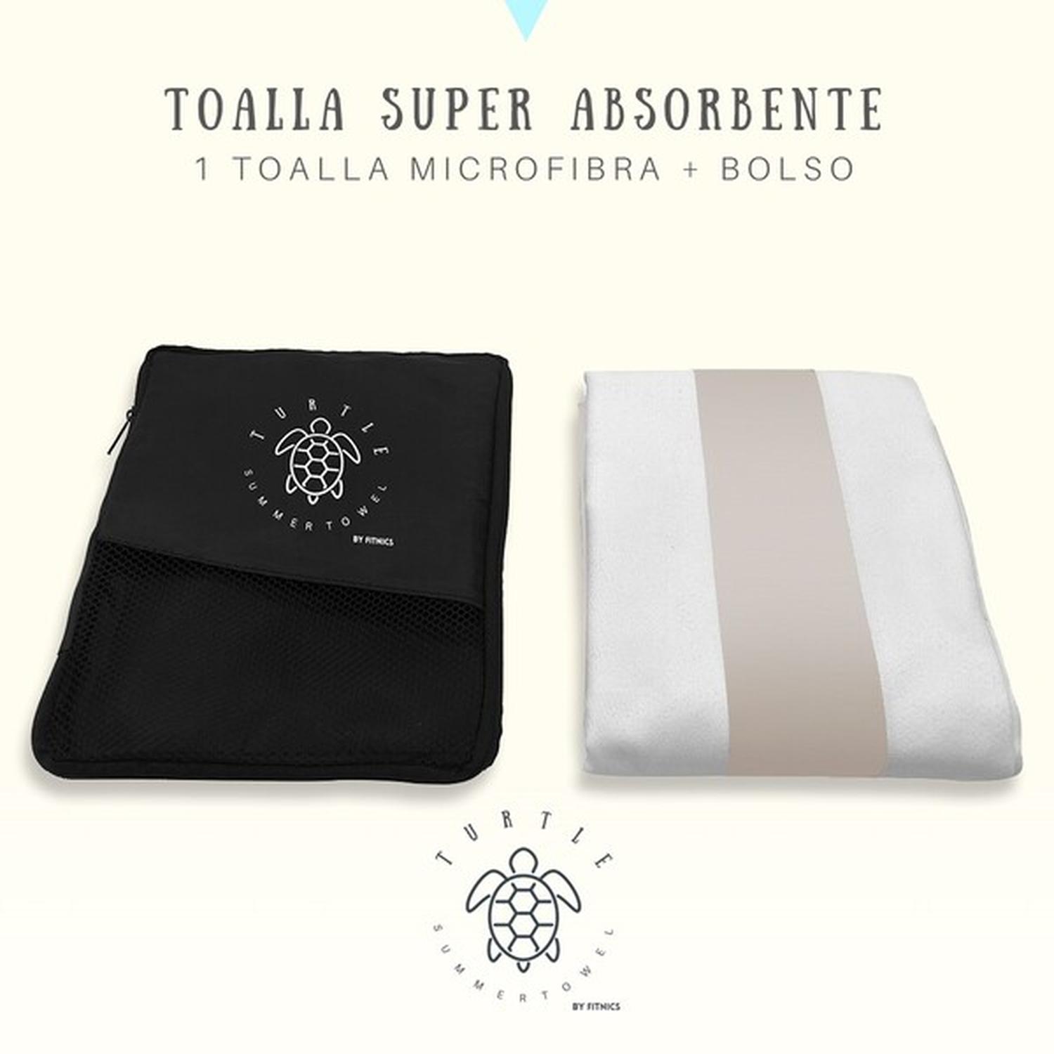 Toalla Microfibra Playa Secado Rapido Viaje + Estuche 160x90cm img #2