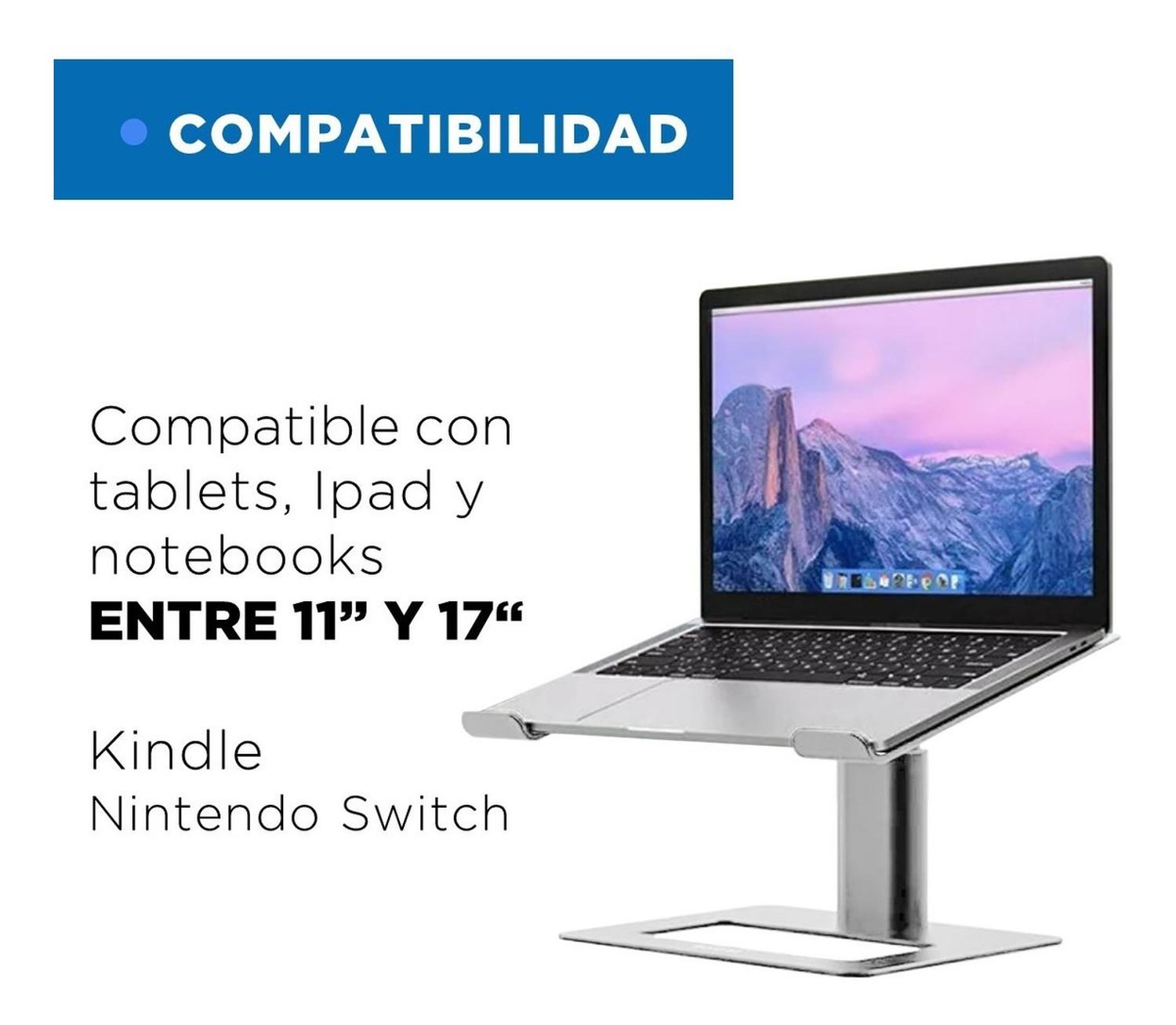 Soporte Base Portatil Tablet iPad Antideslizante Aluminio img #7