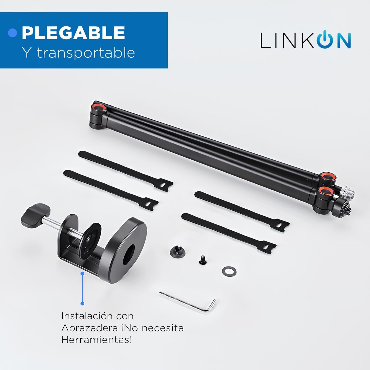 Soporte Microfono Condensador Universal Linkon Ajustable img #8