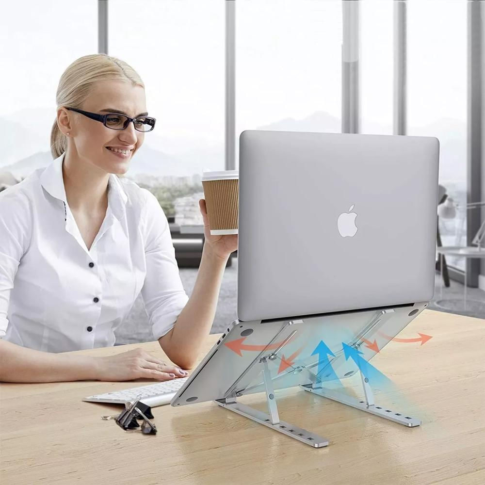 Base Soporte Para Portátil Ergonómica/Reclinable, 7 Niveles img #3