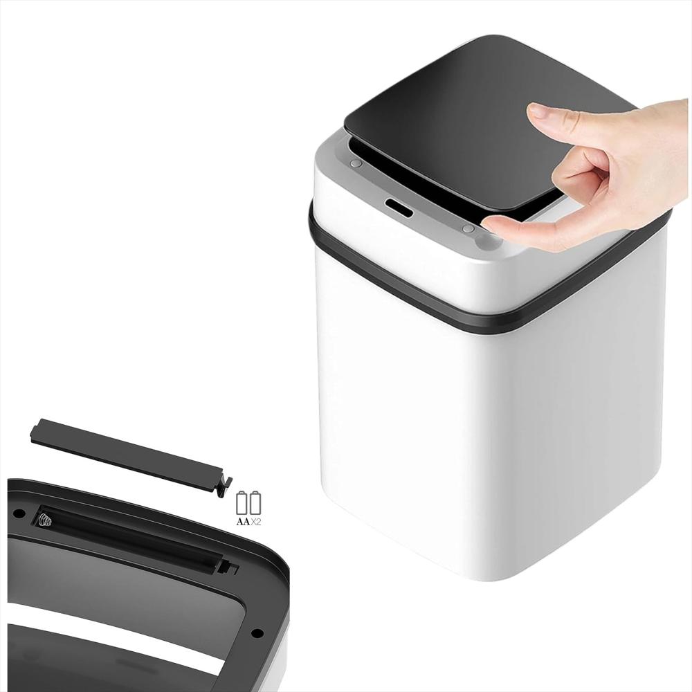 Papelera Automatica Con Sensor Compacta Y Elegante img #2