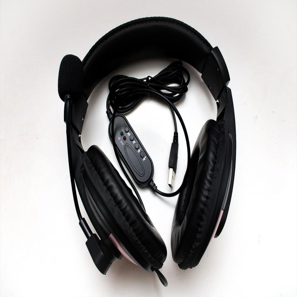 Diadema Con Micrófono Usb img #1
