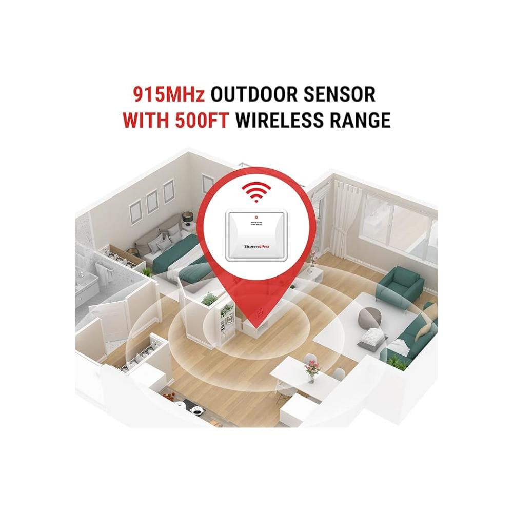 Termohigrómetro Transmisor Thermopro Tx 2 Sensor Remoto img #4
