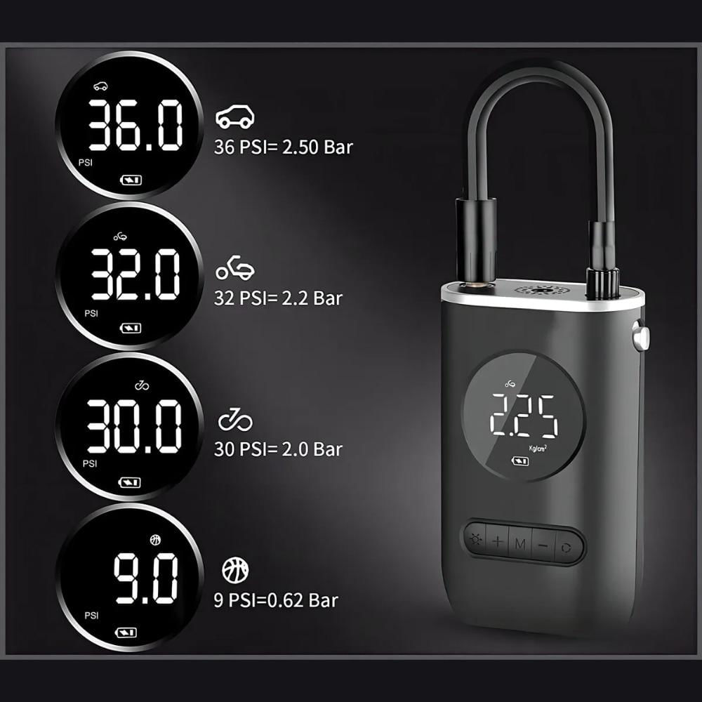 Compresor Mini Portátil Recargable Multiusos img #3