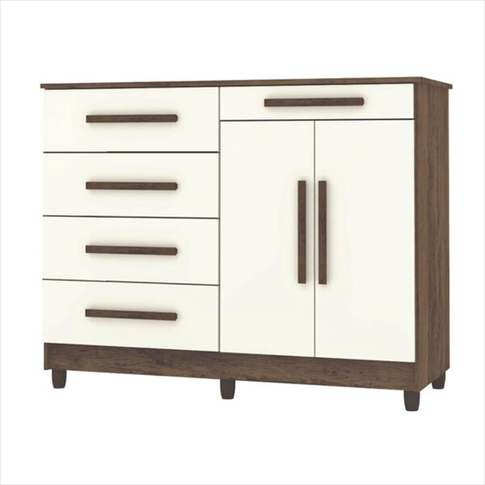 Cómoda Ginesta Marrón/Blanco Apagado img #1