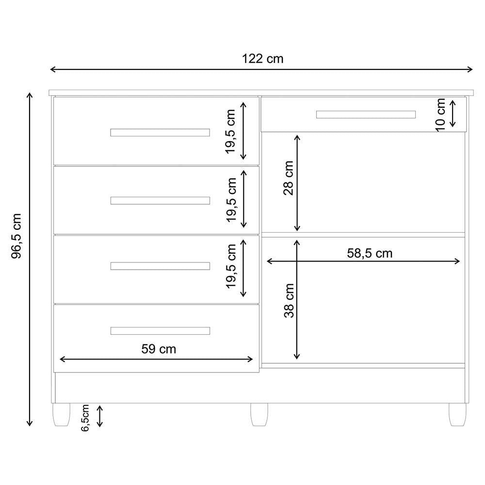 Cómoda Ginesta Blanco img #5