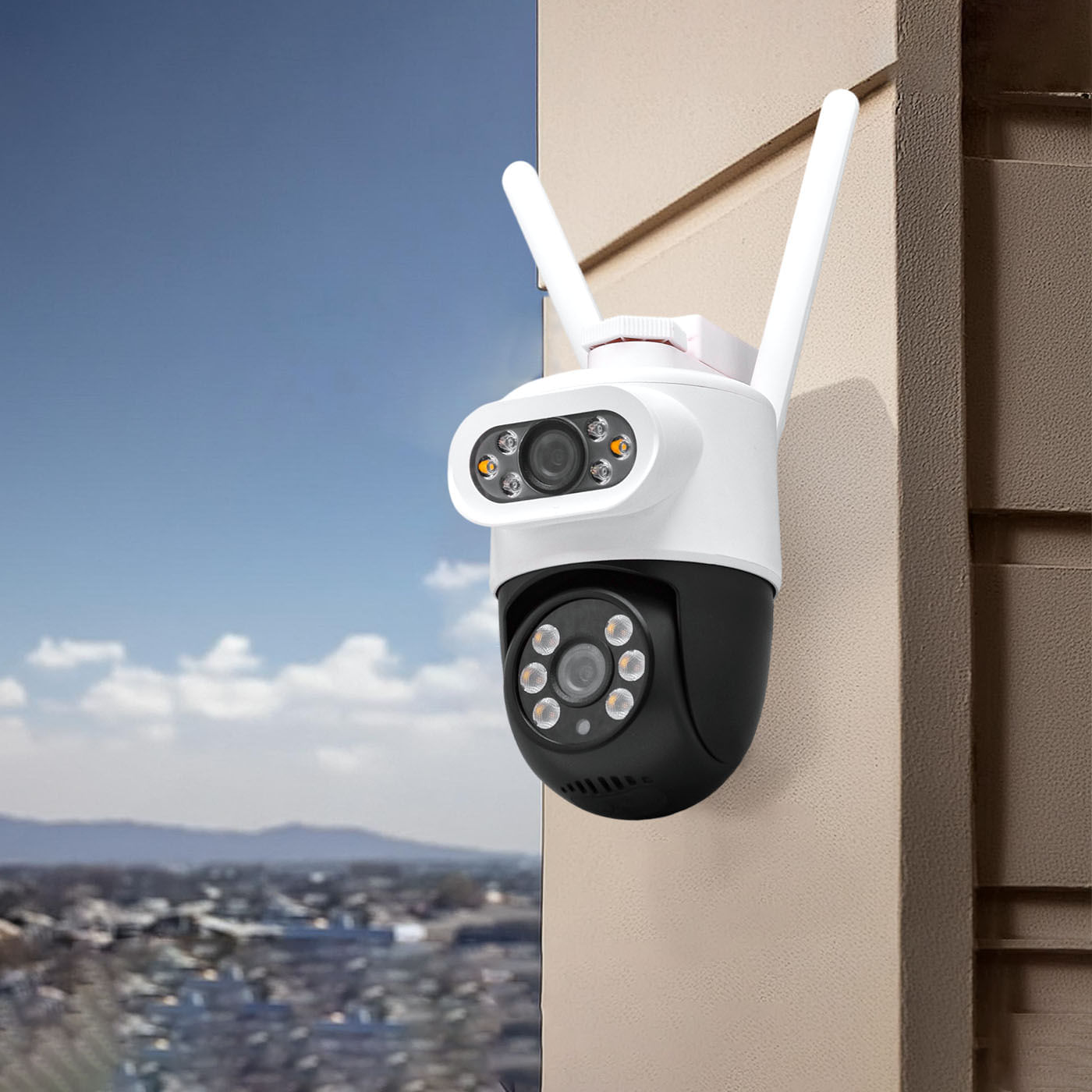 Cámara WiFi Inteligente Doble para Exterior VTA+ Full HD Valance img #5