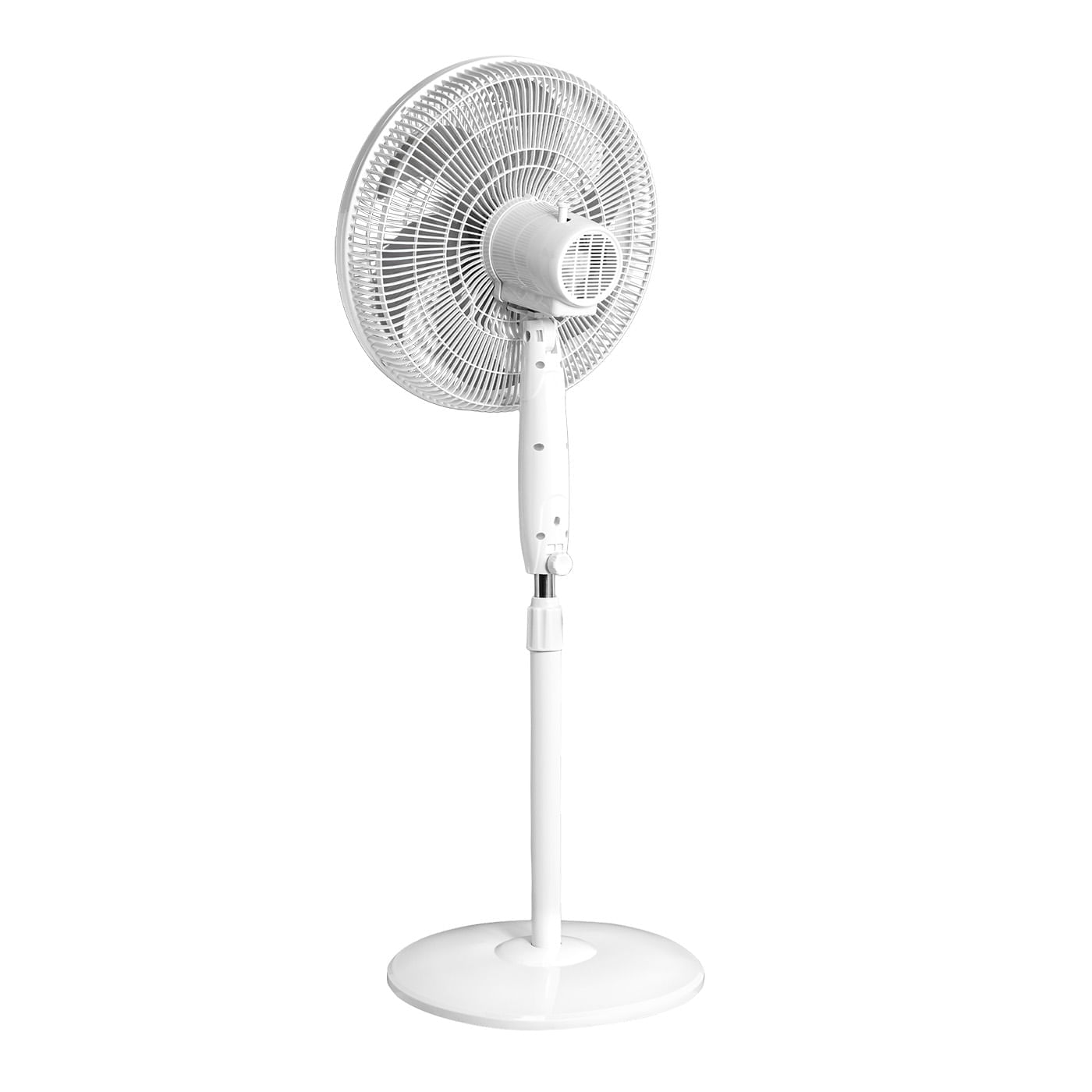Ventilador 3 en 1 Tezzio 16” Blanco– Pared, Mesa y Pedestal, 6 Aspas, Oscilación Silenciosa img #4