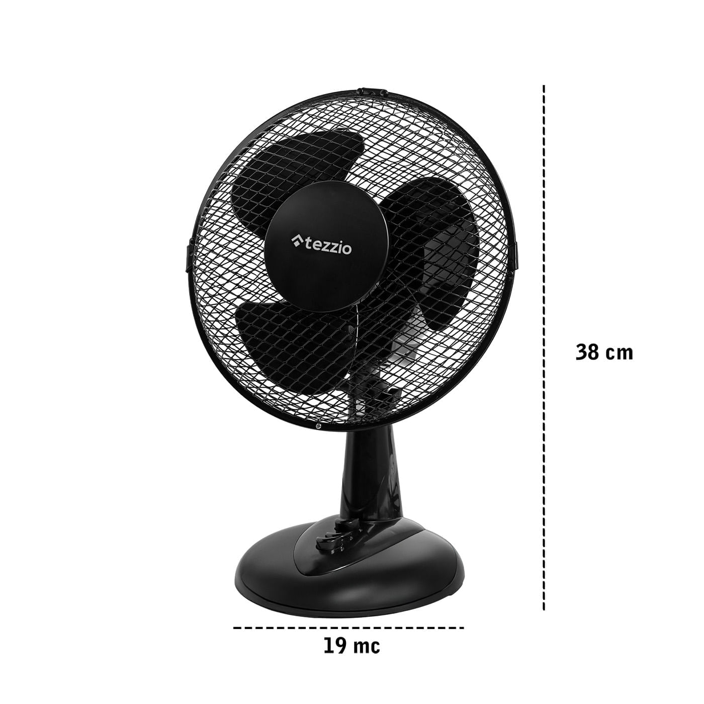 Ventilador de Mesa Tezzio 9” con Oscilación y 3 Velocidades img #6
