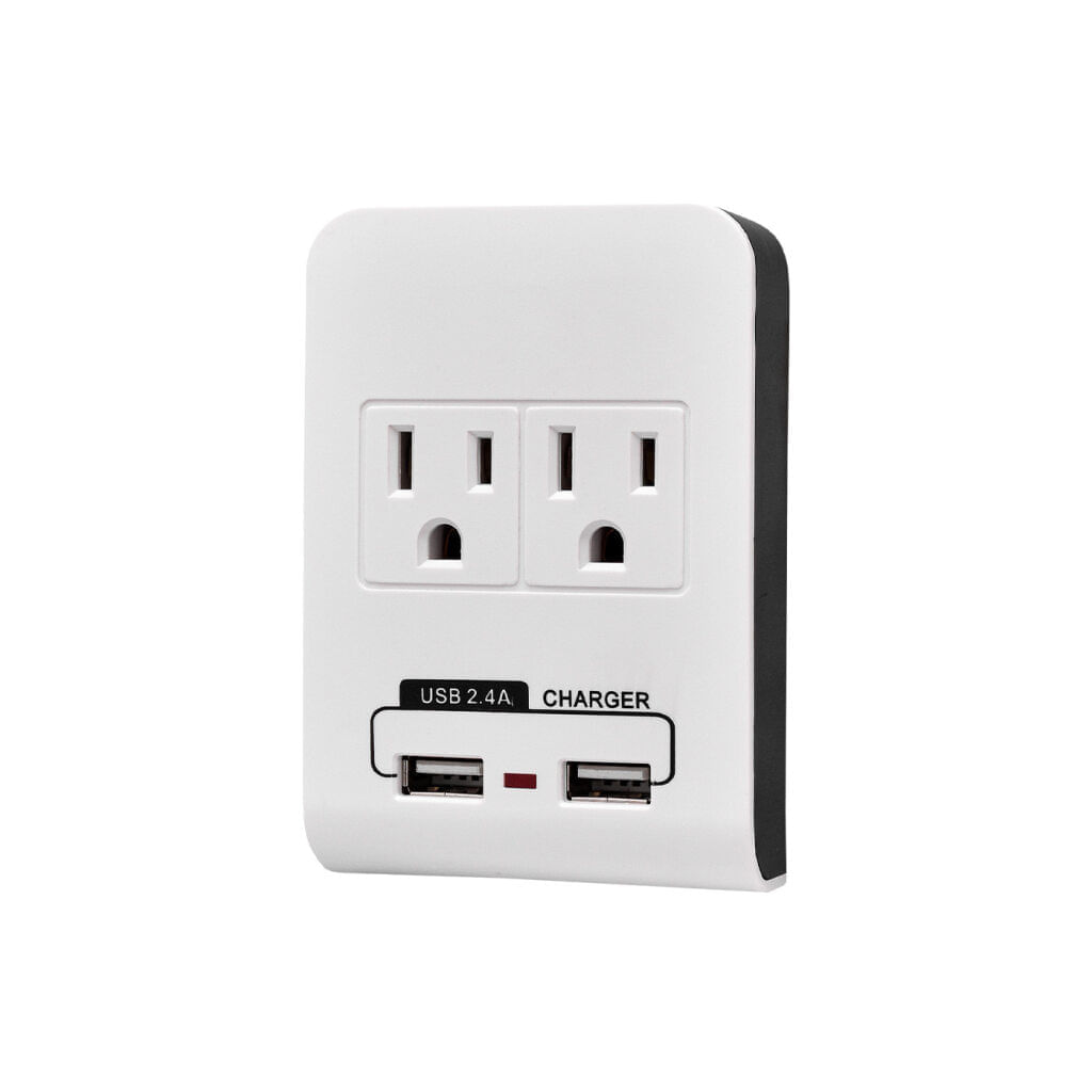 Multitoma Pared Ferrenovo De 2 Salidas y 2 Puertos USB img #4