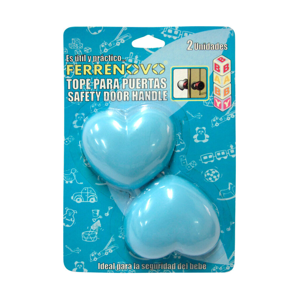 Tope para Puertas x2 Azul Ferrenovo img #1