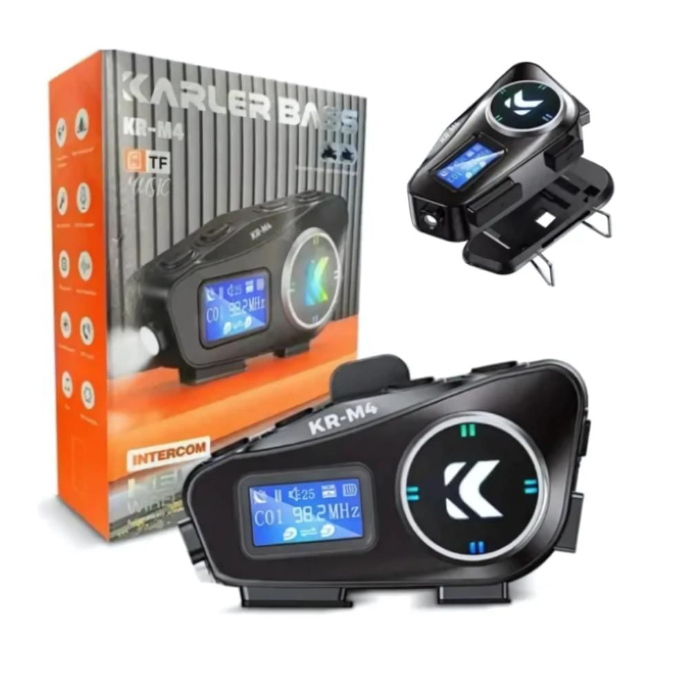 Intercomunicador Moto Kr M4 Bluetooth Micrófono Impermeable img #1