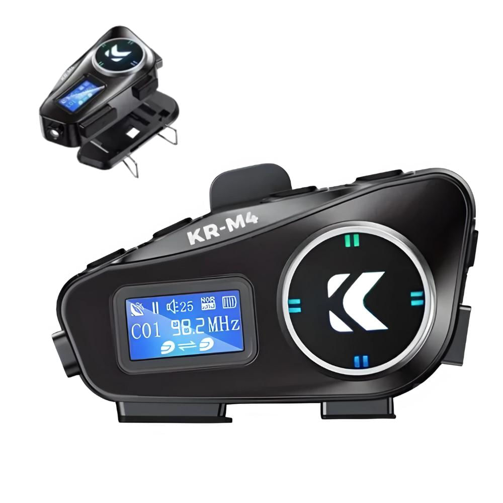 Intercomunicador Moto Kr M4 Bluetooth Micrófono Impermeable img #2
