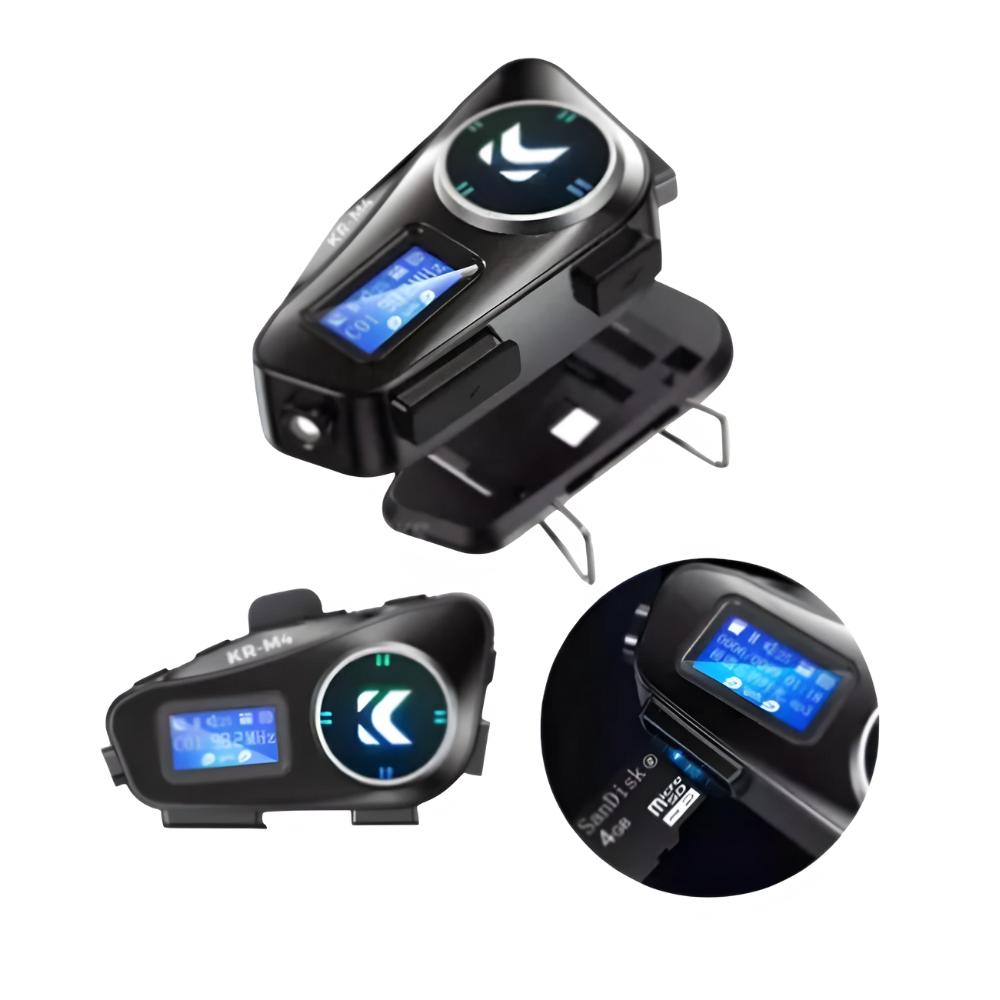 Intercomunicador Moto Kr M4 Bluetooth Micrófono Impermeable img #3