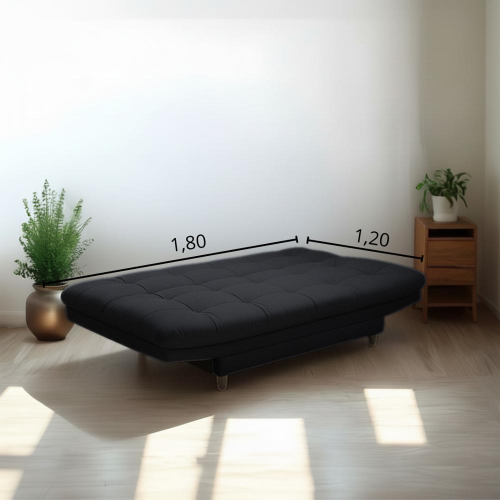 Sofa Cama Click Clack Negro img #4