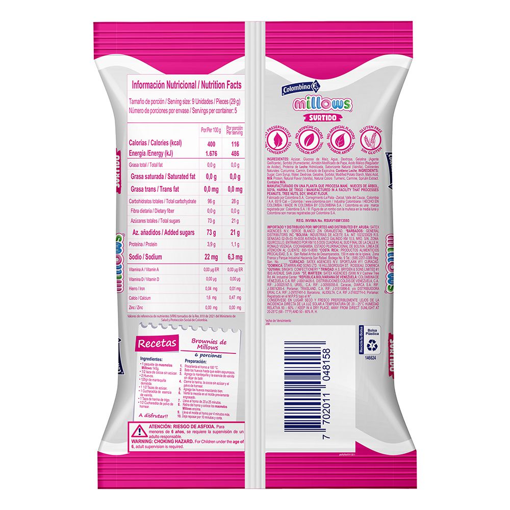 Masmelos Surtido. MILLOWS 145  gr img #2