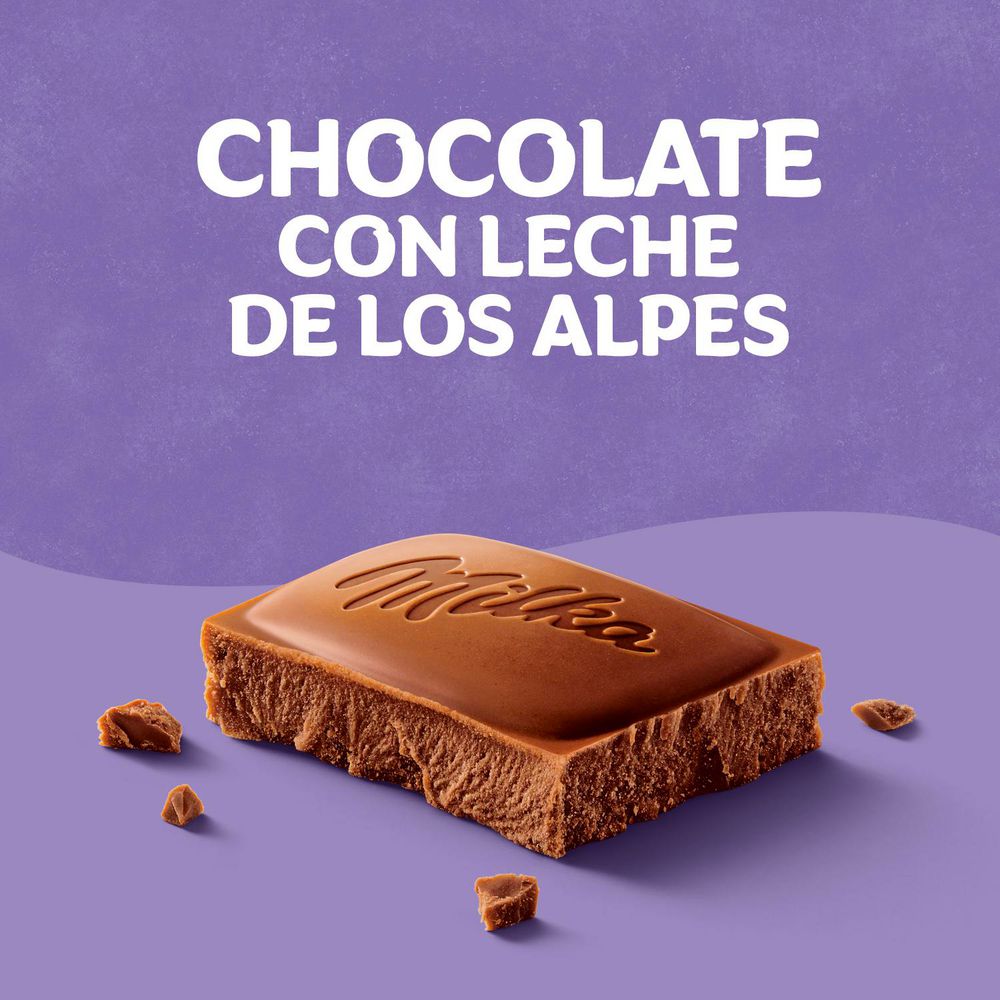 Barra de chocolate MILKA chocolate con leche (80  gr) img #2