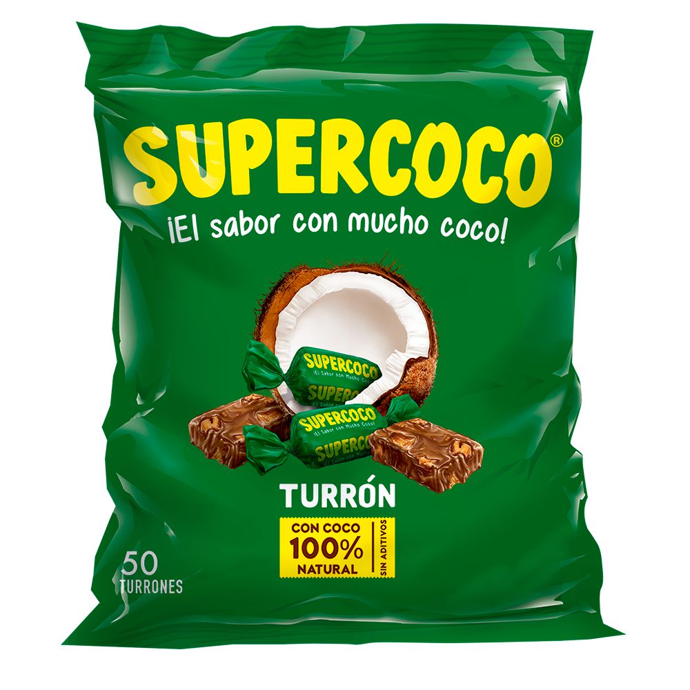Turrones SUPERCOCO con mucho coco (250  gr) img #1