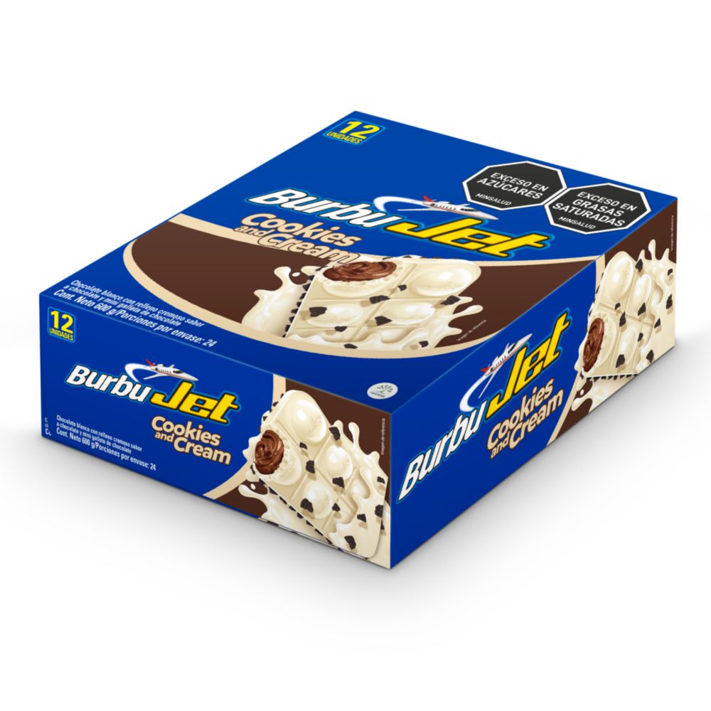 Chocolatina JET burbu cookies & cream (600  gr) img #2