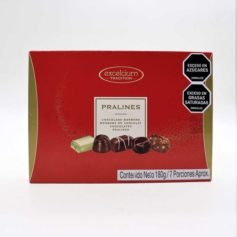 Bombones de chocolate EXCELCIUM pralines rellenos (180  gr) img #1