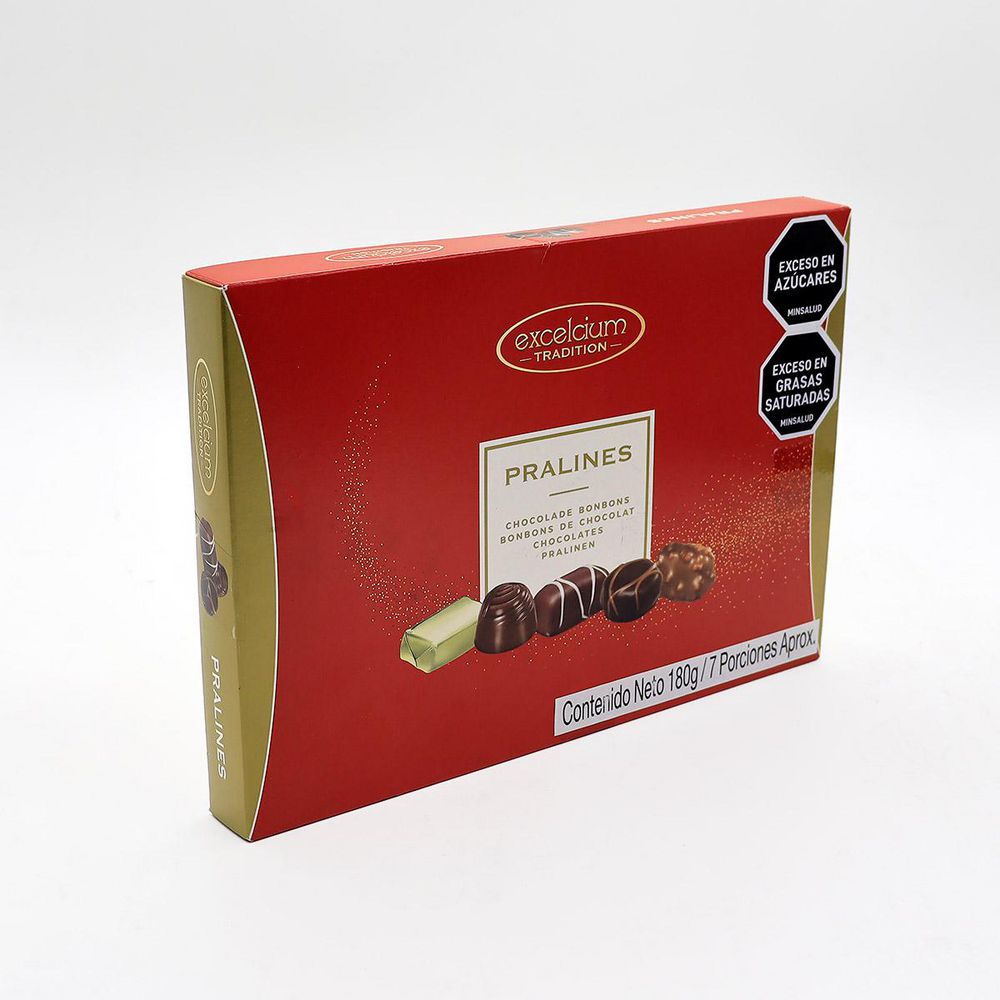 Bombones de chocolate EXCELCIUM pralines rellenos (180  gr) img #2
