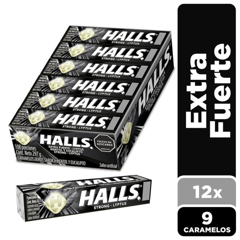 Caramelos HALLS duro extra fuerte mentol eucalipto (297  gr) img #1