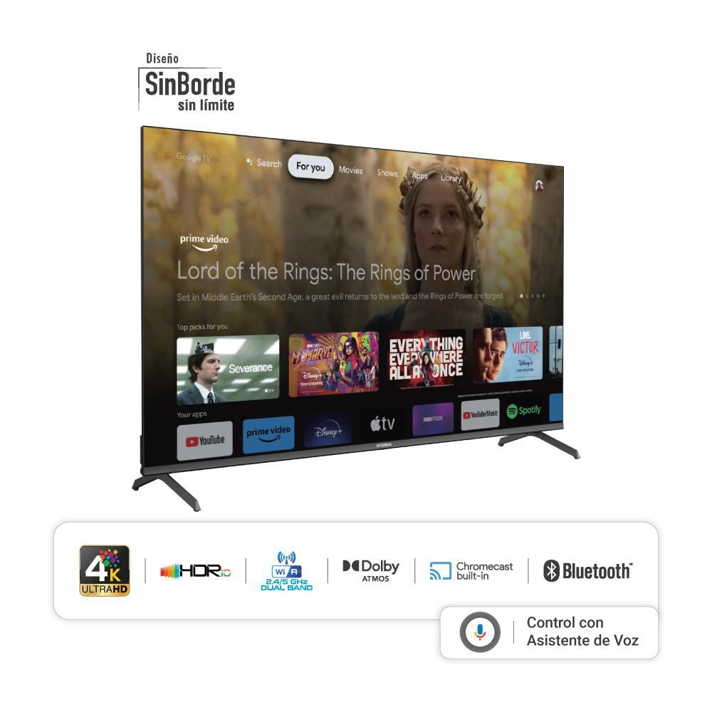 Televisor HYUNDAI 65 pulgadas LED Uhd4K Smart TV HYLED65G4KM img #2