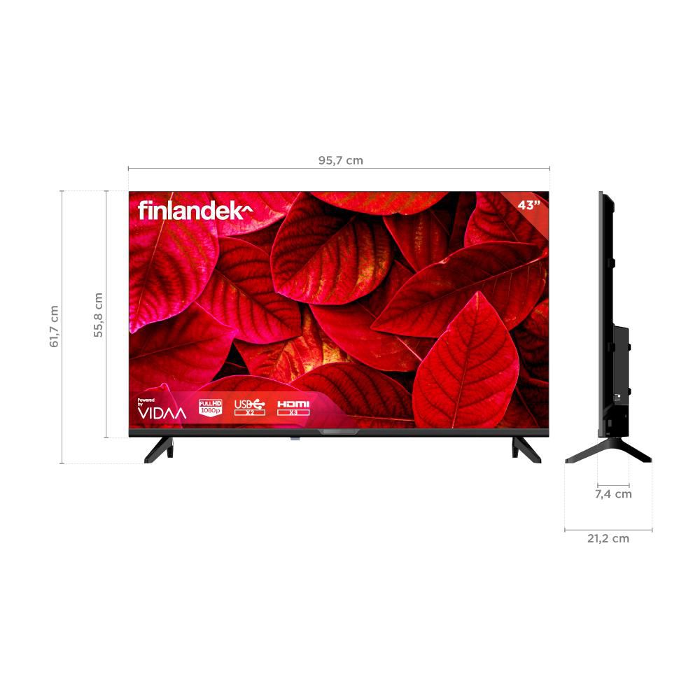 Televisor FINLANDEK 43 pulgadas LED Fhd Smart TV FILED4301IV img #4