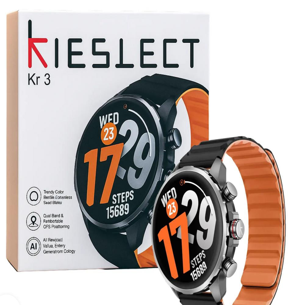 Reloj Inteligente Kieslect Kr3 Naranja Amoled Bluetooth 5.3 img #5