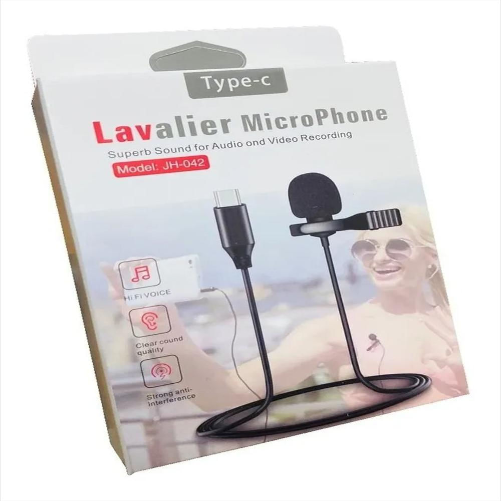 Micrófono Solapa Lavalier Android Celular Computador Tipo C img #2
