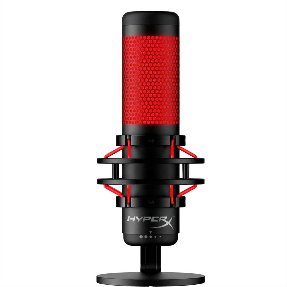 Microfono Hyperx Quadcast Usb Negro Y Rojo Lighting Pc Ps5 Ps4 Mac img #1