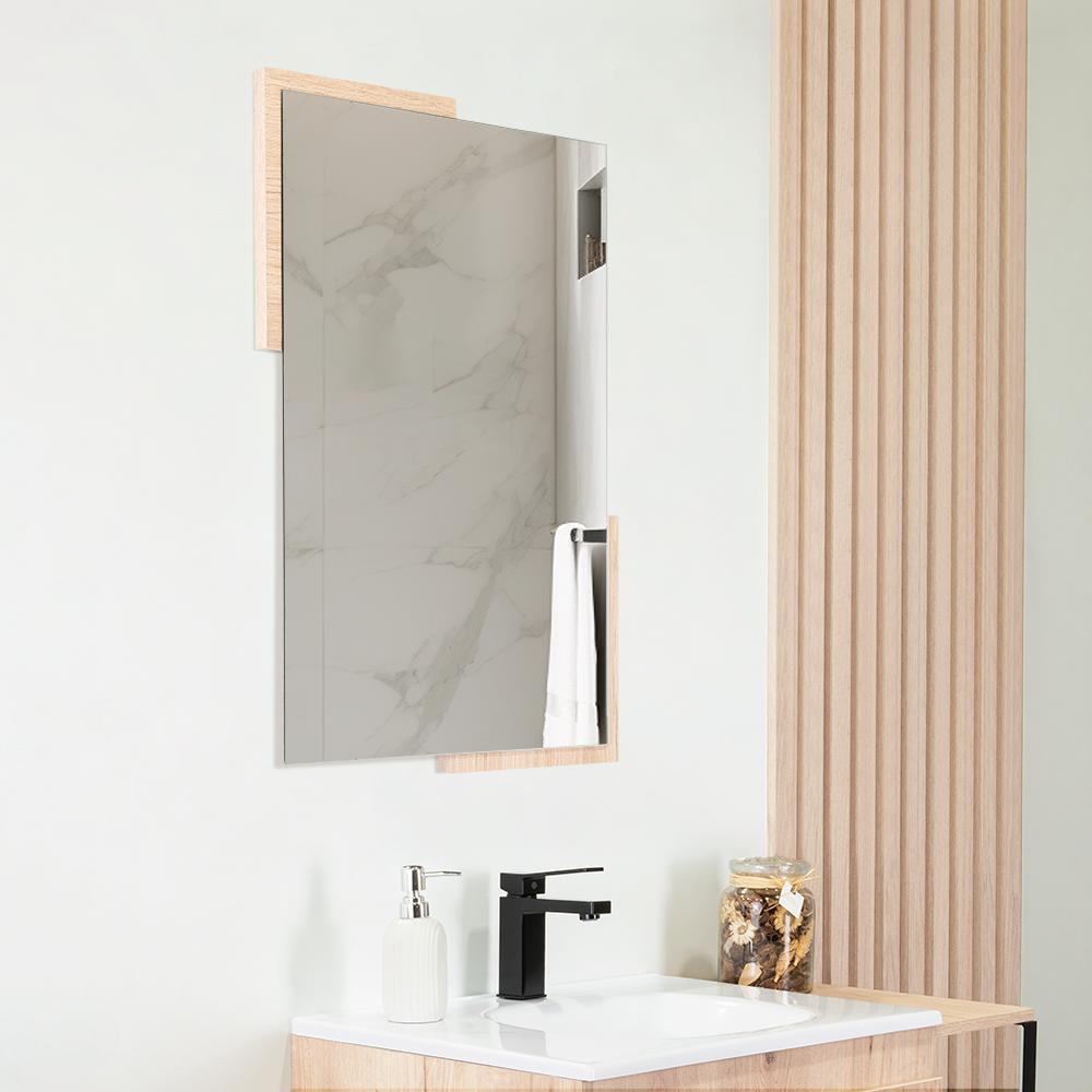 Espejo Rectangular Aleska, Color Madera Clara img #3