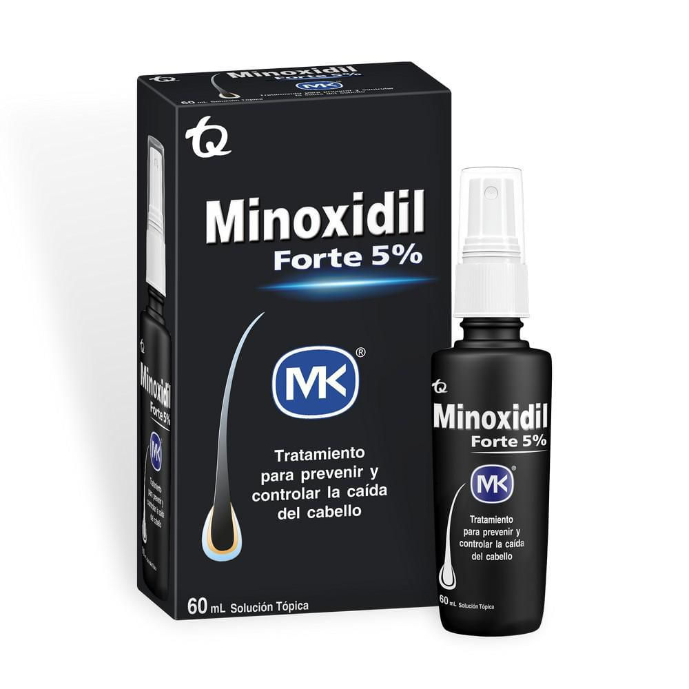 Tratamiento capilar Minoxidil Forte MK 5% TQ frasco (60  ml) img #2