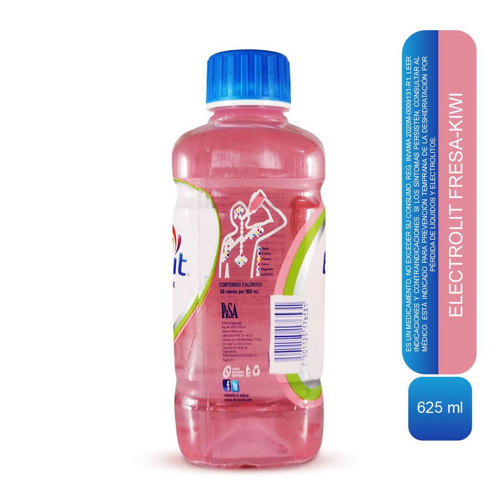 Suero ELECTROLIT Rehidratante fresa kiwi (625  ml) img #2