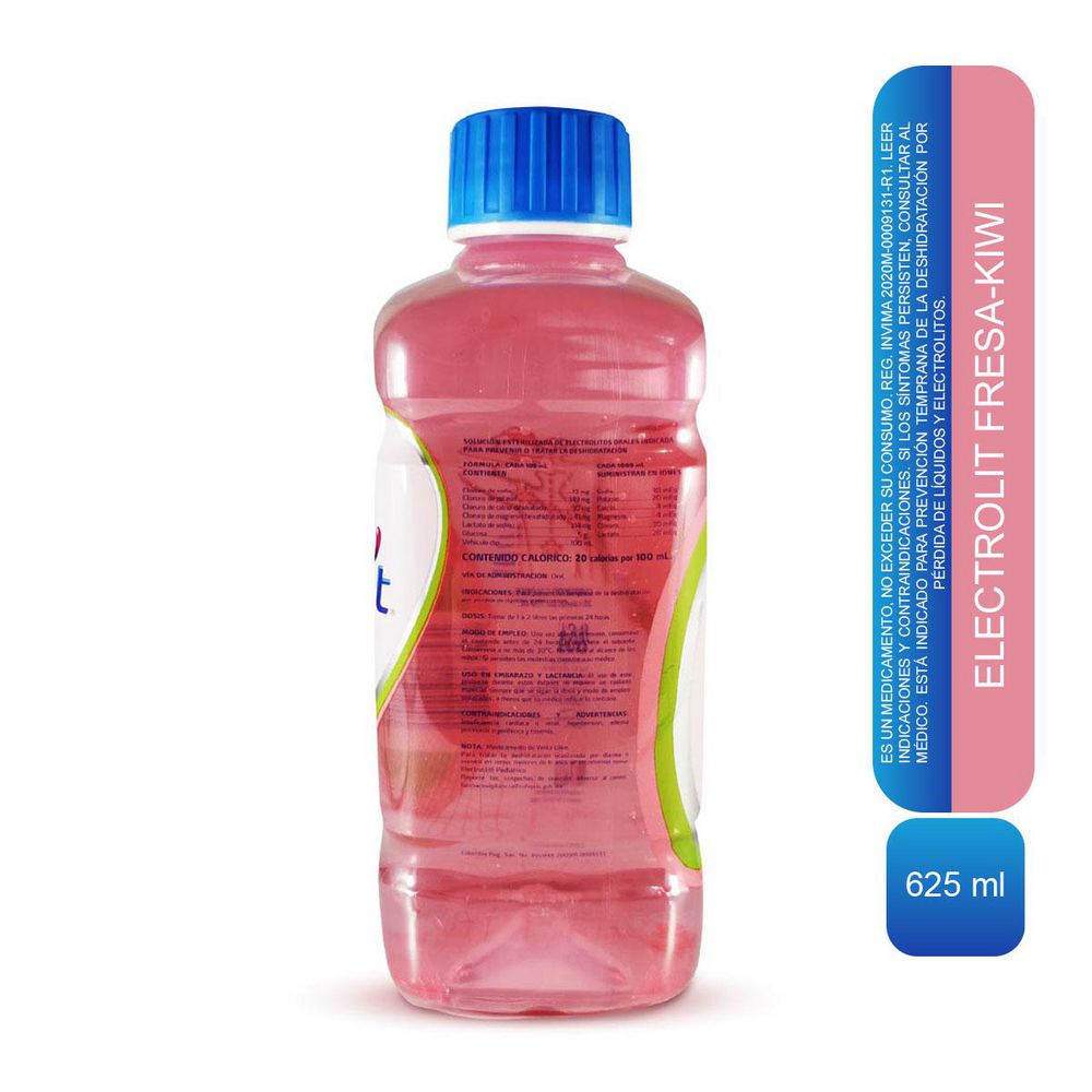 Suero ELECTROLIT Rehidratante fresa kiwi (625  ml) img #3