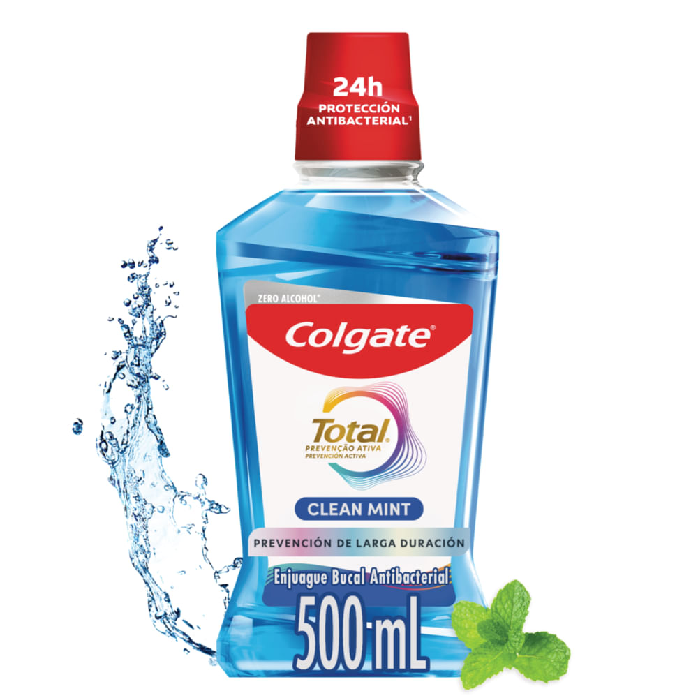 Combo Crema Dental+Cepillo de Dientes+Enjuague Bucal Colgate Total img #3