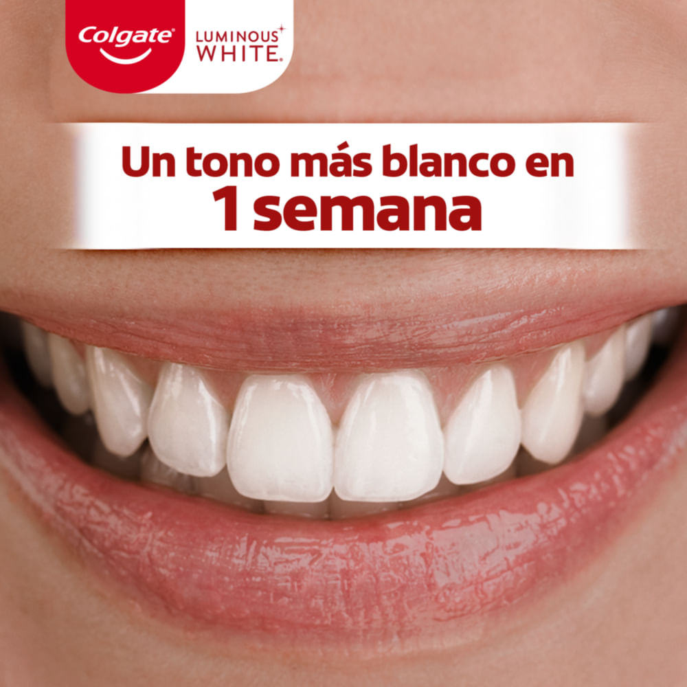 Combo Crema Dental+Cepillo de Dientes+Enjuague Bucal Colgate Luminous White img #5