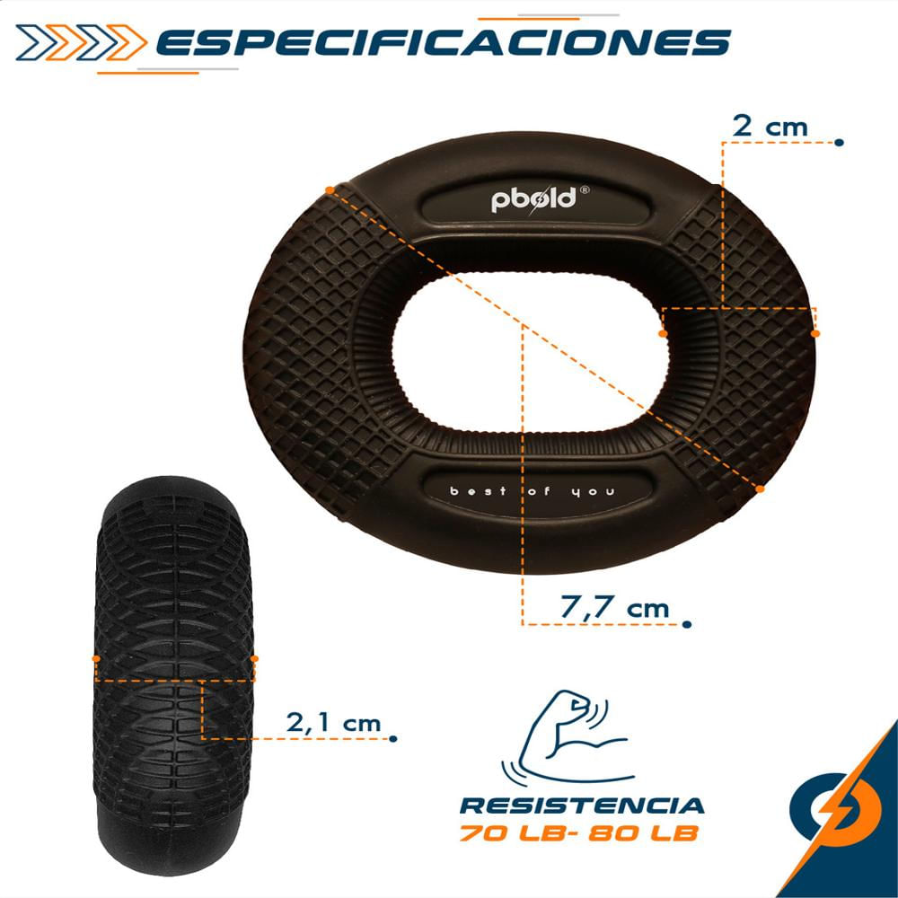 Hand Grip Ejercitador De Antebrazo & Mano img #3
