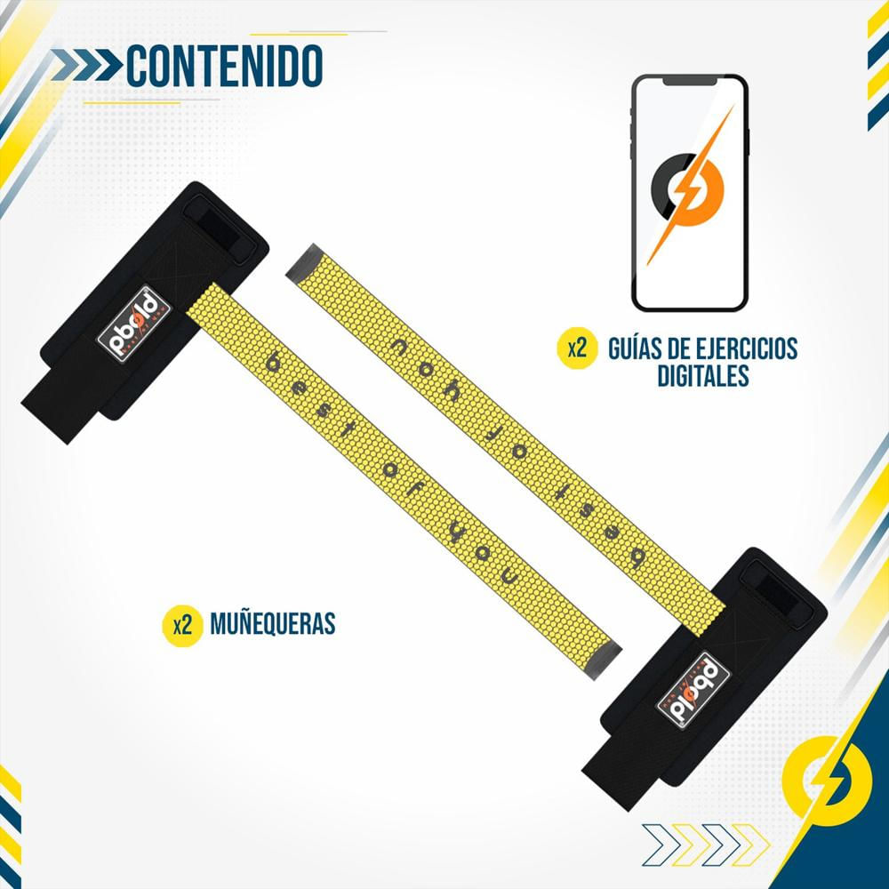 Straps Con Muñequeras Para Gym img #2